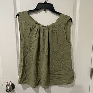 Magaschoni Olive Green Top